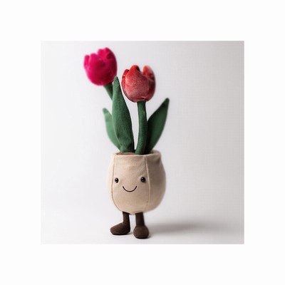 Jellycat Tulip Pot New Zealand | EXIWD9173